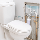 節水トイレ用水に地下水利用
