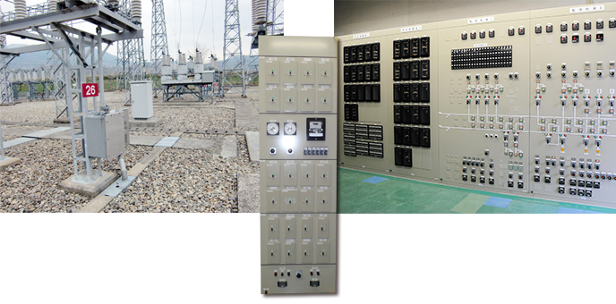 変電所（制御回路設計・改修、ケーブル工事）